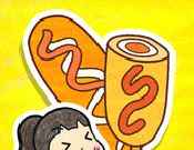 制作夏莉的热狗logo图