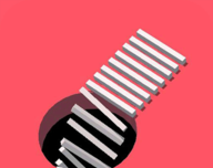 彩色坑洞logo图