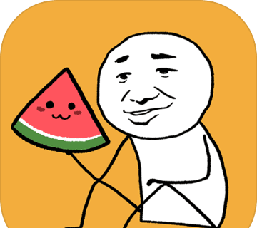 合对儿大西瓜然后logo图