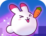 蹦起来兔子logo图