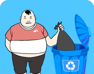 帮妈妈扔垃圾logo图
