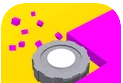 彩色锯3Dlogo图