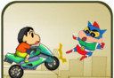 蜡笔小新摩托赛logo图