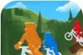下山比赛3Dlogo图