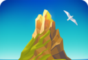 火山小岛logo图