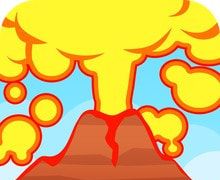 火山爆发logo图