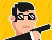 子弹爆炸杀手logo图