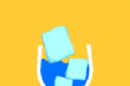 冰块玻璃杯logo图