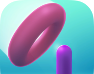 快乐圆环3Dlogo图