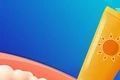 涂抹防晒霜logo图