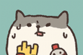 馋嘴猫咪logo图