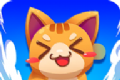 猫咪跑步趣logo图