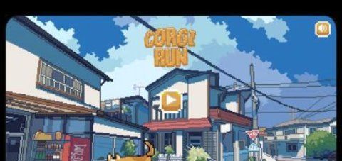 柯基奔跑