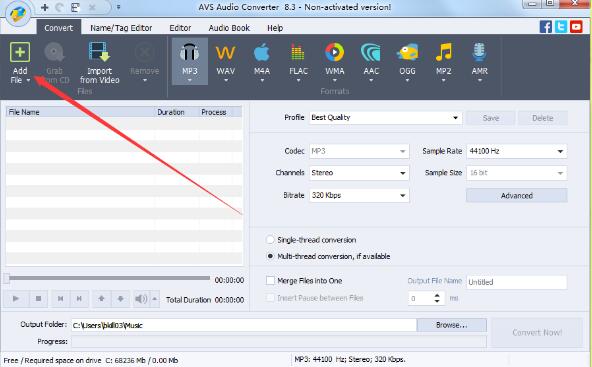 AVS Audio Converter截图