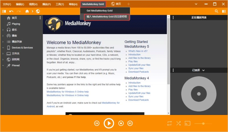 MediaMonkey Gold截图