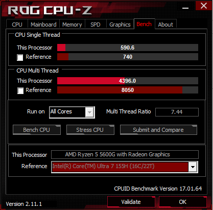 CPU-Z(处理器测试)