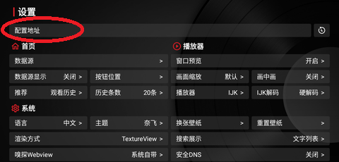 tvbox最新配置地址教程